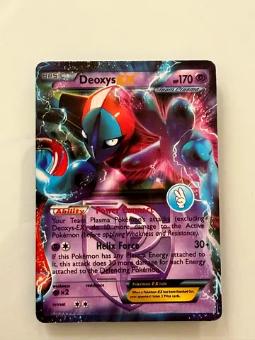 Rare Deoxys Pokémon Card - Basic EX Edition