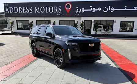 New Cadilac Escalade V Black Color