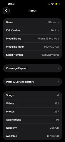 Apple iPhone 13 Pro Max - Excellent Condition