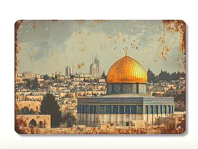 Vintage Jerusalem Art Print 20X30 cm