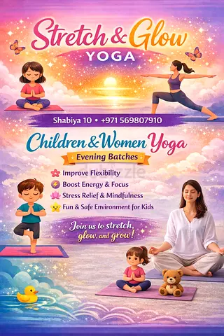Yoga Classes for Women  Children – Shabiya