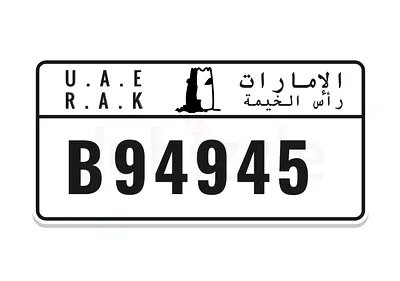 VIP RAK Plate number
