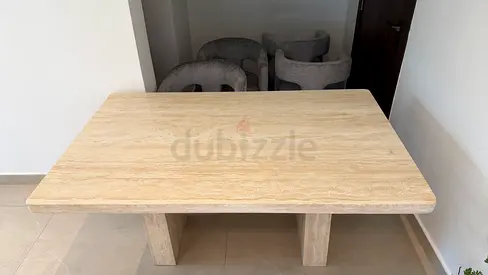 Modern Beige Dining Table