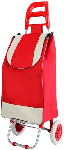 Shopping Trolley with Wheels, Portable  Foldable Utility Trolley Bag | Supermarket Grocery Trolley