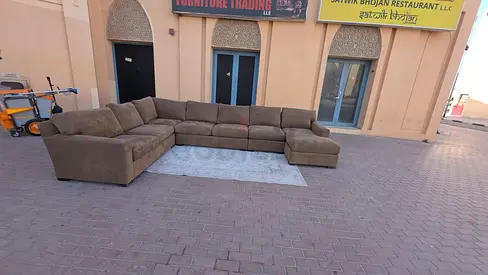 Cratebarrel axis u shape sofa