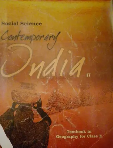 Contemporary India II: A Social Science Textbook Grade 10
