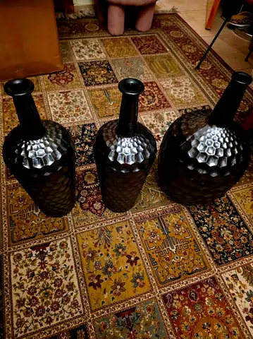 Vintage Decorative Vases. Set of 3. Worth Over AED 1,500.  Selling: AED 490 For All 3. Free Delivery