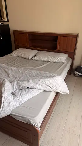 Queen Bed with Mattress for sale