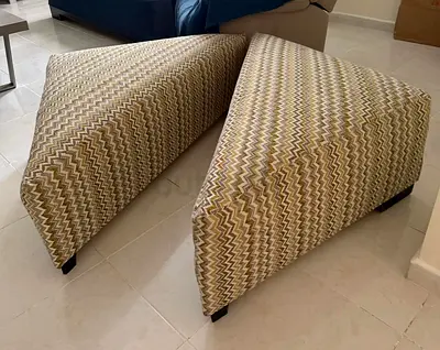 Assorted items for sale (lights ottoman curtains)