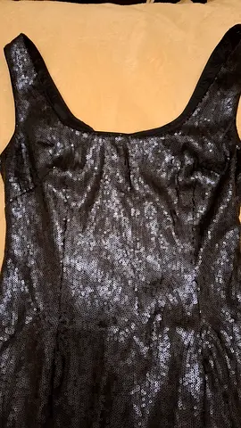Elegant Black Sequin Dress