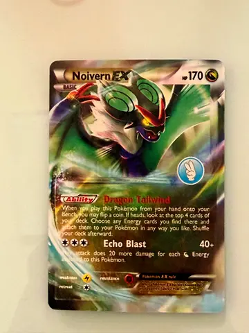 Rare Noivern EX Pokémon Card