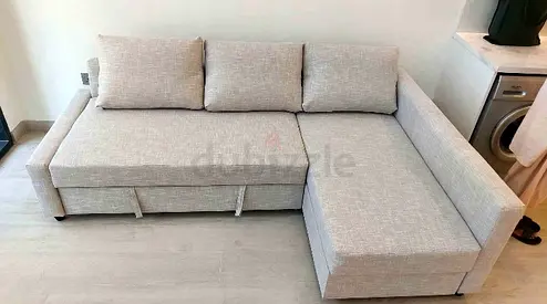 Comfortable L-Shape Sofa bed with Storage