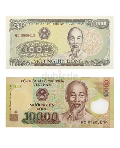 Vietnam Ho Chi Minh Bank note Currency ( China USA Russia )