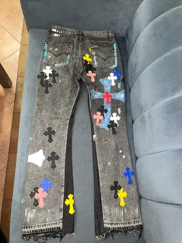 Chrome hearts jeans 1st copy