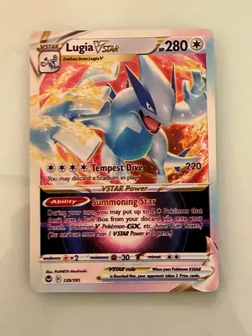 Lugia VSTAR Pokémon Card - Rare Collectible