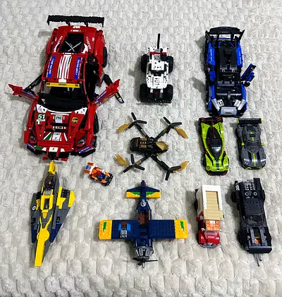 Collector’s LEGO all in with freebhies kindly pm for inquiries Custom-built Action Figure Vehicles