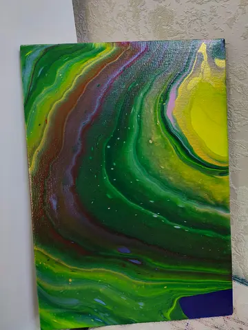 Acrylic canvas painting
