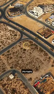 Residential land for sale in Telal Zone C, ground and first floor permits, freehold ownership for al