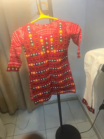 Beautiful kashmiri Traditional Embroidered Dress for 4 year old