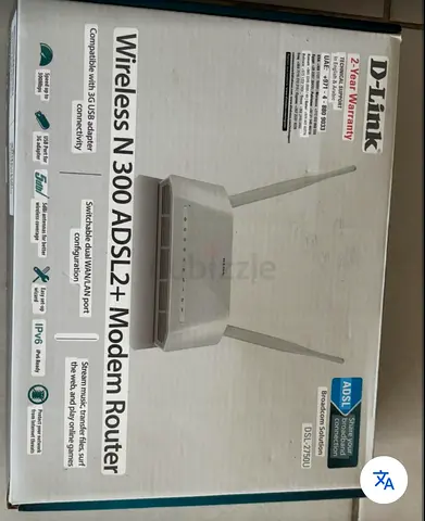 D-Link Wireless N 300 ADSL2+ Modem Router