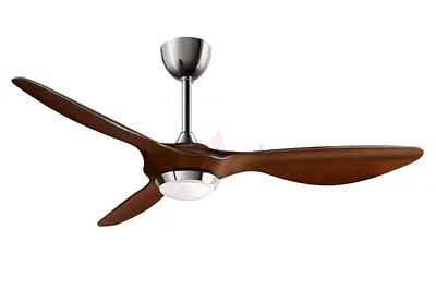 reiga 52-in Ceiling Fan with LED Light Remote Control Modern Blade Noiseless Reversible Motor, Dimmi