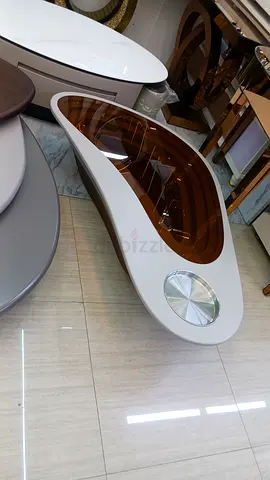 Unique Modern Coffee Table with Glass Top