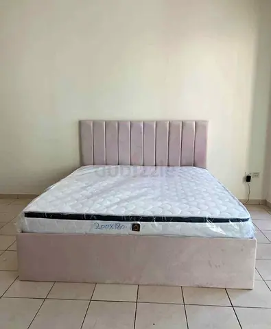 Elegant King Size Bed with Mattress For Sale New