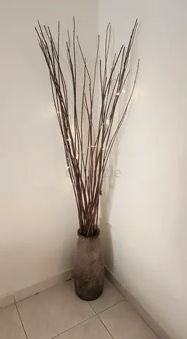Stylish Decorative Floor Vase with Branches