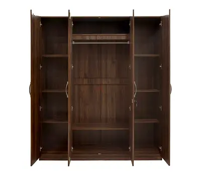 Spacious Wooden Wardrobe 4 doors with Multiple Compartments , if less offer don’t contact me pls