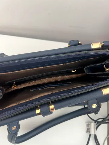 Stylish Navy Blue Handbag