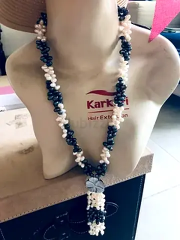 Elegant Double Strand Beaded Necklace