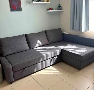 Comfortable L-Shaped Sofa bed with Storage