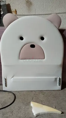 Cute Bear Design Baby Crib Backrest