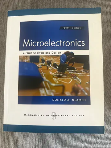 Microelectronics: Circuit Analysis and Design