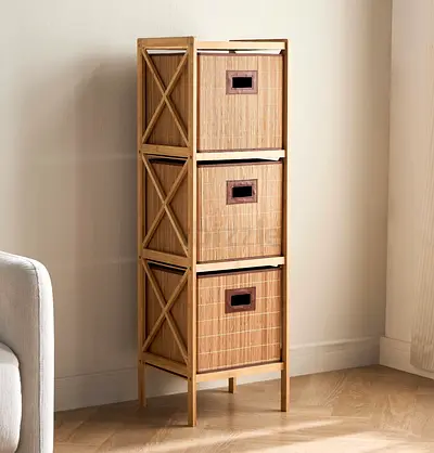 Daniel 3-Tier Storage Rack - 36x119 cm