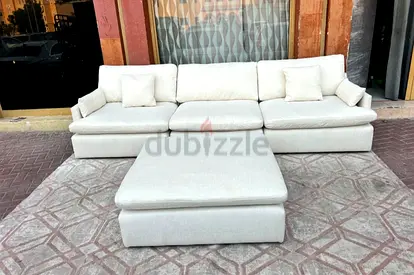 Swin feather filled modular home center sofa