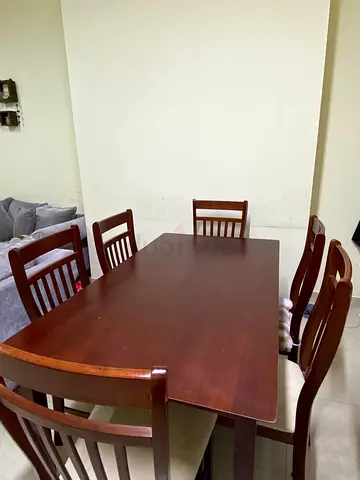Dining table with 6 chairs