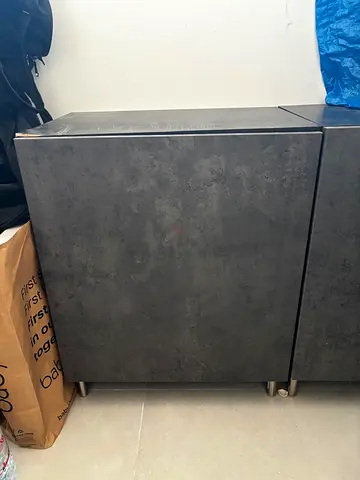 IKEA Modern Grey Cabinet for Sale 2 Pieces