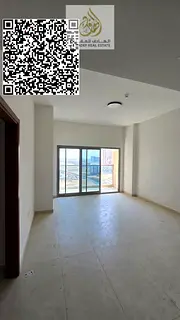 One bedroom, living room, two bathrooms, balcony, built-in wardrobes, and an open kitchen.