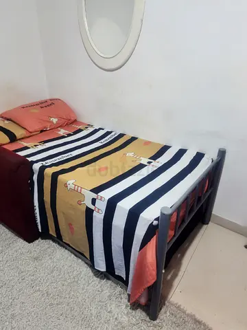 Two metal Cozy Children’s Beds with mattress  150 Ð for the one