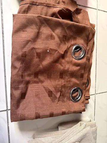 Beautiful Brown Curtains with Eyelets