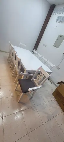 Stylish White Dining Set