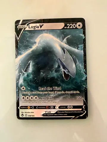 Lugia V Pokémon Card - Rare Collectible