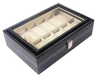 Watch box with 12 compartments