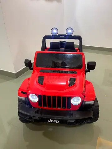 Kids Red Jeep Ride-On Car