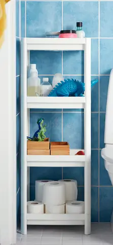 Versatile Bathroom Shelf for Storage