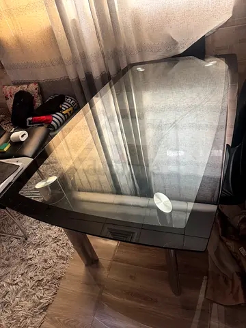 Elegant Glass Dining Table