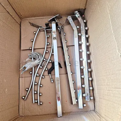 Stainless Steel Decorative Wall Shelf Mounting Kit