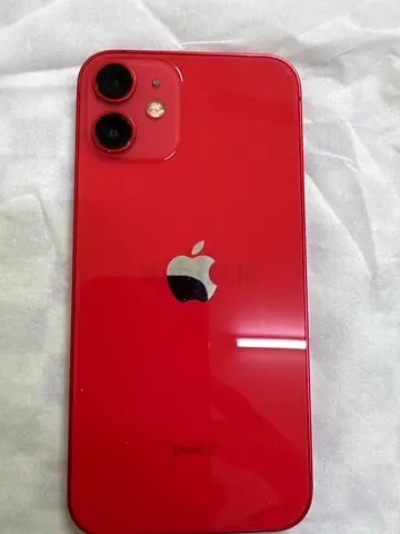 I phone 12 Mini Red-128 GB, Single Use
