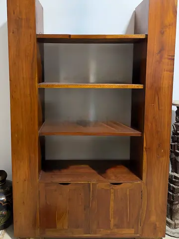 Elegant Solid Wood Bookcase for Sale